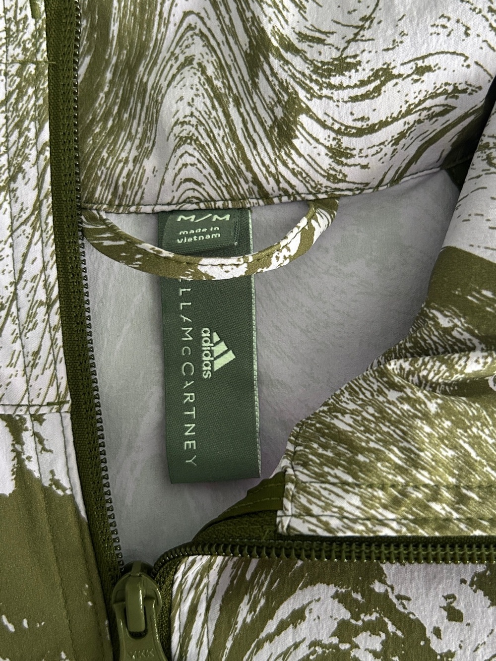 Adidas by Stella McCartney Marble windbreaker jacket Size M - Picture 6 of 11